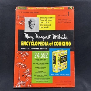 Mary Margaret McBride Encyclopedia of Cooking Section One -1960 Edition Original - Picture 1 of 22