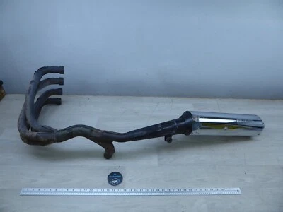 93-01 Kawasaki ZX11 Ninja 1100 PL1278-5. OEM exhaust headers left muffler - Image 1 of 4