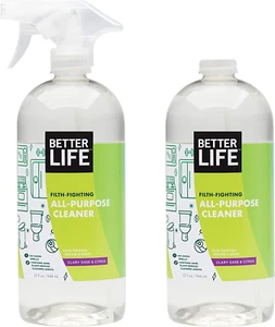 All Purpose Cleaner, 32Oz, 2-Pack, Clary Sage/Citrus, Multi-Surface - Picture 1 of 12