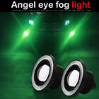3" / 76Mm Green Led Cob Fog Light Lamp Projector Lens Bulb Drl Angel Eyes Halo /