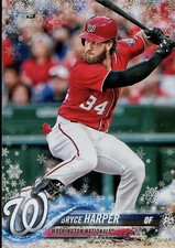 2018 Topps Holiday Bryce Harper Metallic Snowflake #HMW1
