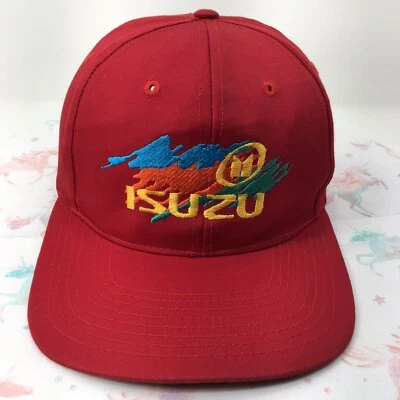 0022 De colección Isuzu Snapback Sombrero Gorra Ajustable Motores Japón Bordado De Colección Foto 1 de 4