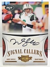 Mark Sanchez 2010 Panini Plate & Patches Signal Caller Autograph Car #' D 1/5
