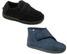 extra wide fit mens shoes velcro fastening