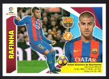 RAFINHA #12A FC BARCELONA 2017-18 STICKER PANINI LA LIGA ESTE SANTANDER