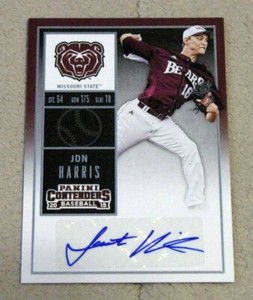 2015 Panini Contenders College Ticket Autographs #12 Jon Harris Auto Toronto