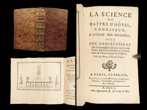 1750 Confectionary Cookbook MENON French Cuisine Cooking Dessert Candy Recipes - Picture 1 of 24