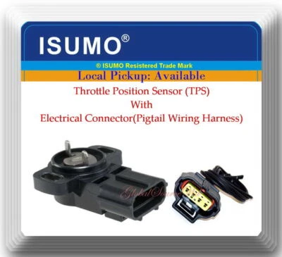Sensor de posición del acelerador (TPS) con conector compatible con: Hyundai Sonata 1999-2001 2,4 L Foto 1 de 3