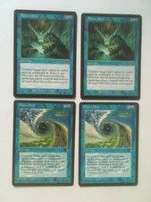 MTG Magic the Gathering Power Sink 2 x Ice Age 2 x Urza's Saga Trading Cards