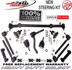 Chevrolet Caprice 74 - 76 Ball Joint Tie Rod Idler Arm Center Link Steering Kit - Picture 1 of 1