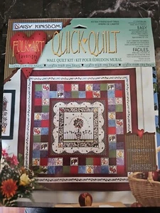 Daisy Kingdom Friendship Tree Quick Quilt Kit Fabric Panel 36" x 45" Folk Art - Picture 1 of 4