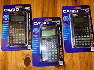 Casio fx-300Es Plus 2nd Edition Scientific Calculator (Lot Of 3!)