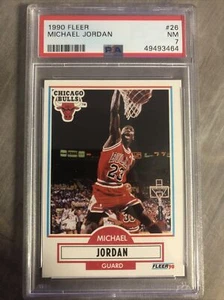 1990 Fleer Michael Jordan #26 - PSA 7 GOAT INVEST - Bild 1 von 2