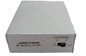 ARCHER RF Modulator 15-1273A Coaxial Cable to RCA Jack Converter Video (Silver) - Picture 1 of 6