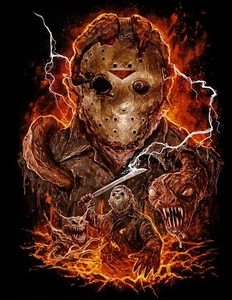 Poster originale Gutter Garbs Jason va all'inferno 12x18 finale venerdì 13 - Foto 1 di 12