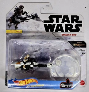 Nuovo Hot Wheels Star Wars Starships Speeder Bike Scout Trooper Mandalorian - Foto 1 di 3