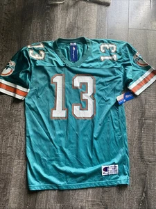 Camiseta deportiva vintage Starter Dan Marino 13 Miami Dolphins HOF nueva con etiquetas hecha en EE. UU. - Imagen 1 de 11