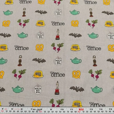 Офисные безделушки ткани Camelot серая хлопчатобумажная ткань на половину ярда - Изображение 1 из 2