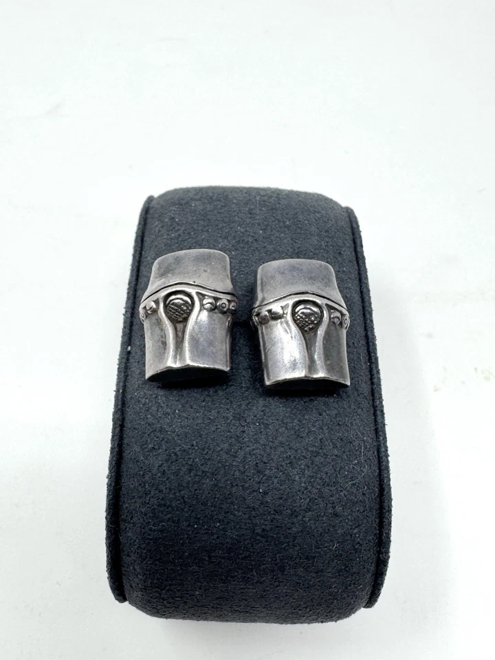 Aretes John Hardy BAMBOO Omega Back de plata de ley Foto 1 de 1