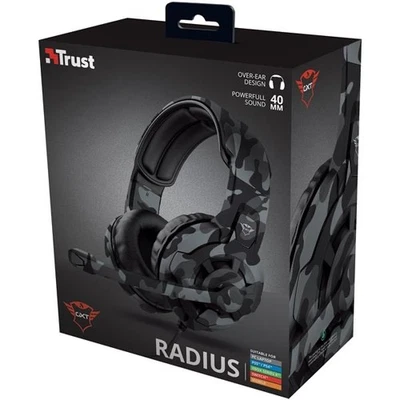 Trust Gaming GXT 411 K Cuffie Gaming Multipiattaforma mimetico - Immagine 1 di 3