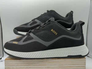 Boss Titanium_Runn scarpe da ginnastica uomo stringate a rete UK 8 nuove Ax5 ridotte - Foto 1 di 16
