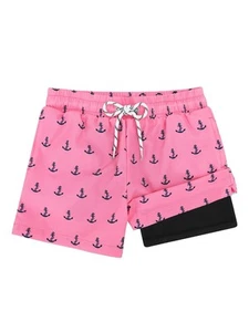 Boys Swim Trunks with Compression Liner Quick Dry Boys Bathing Suit Toddler S... - Picture 1 of 4