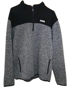 Eddie Bauer Men's 1/4 Mock Neck Classic Fit Pullover Sweater Fleece Sz XL - Picture 1 of 3