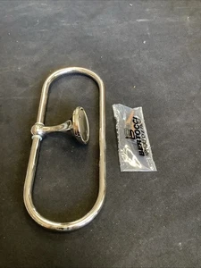Bertocci 10” Towel Ring. Nickel. art.1005N. W14 - Picture 1 of 6