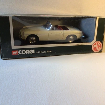 Corgi 1/18 Scale Diecast 95104 - MGB Roadster - Old English White ( new/other) - Image 1 of 4