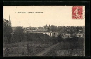 AK Chantonnay, Gesamtansicht 1914  - Bild 1 von 2