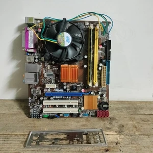 Motherboard Socket 775  ASUS PSKPL-AM - CPU INTEL Core 2 Duo E8400 - RAM 2Gb ✅ - Foto 1 di 4