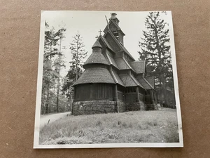 Vintage 1953 Bygdoy Oslo GOL STAVE CHURCH Norsk Folkemuseum Photo #82 - Picture 1 of 2