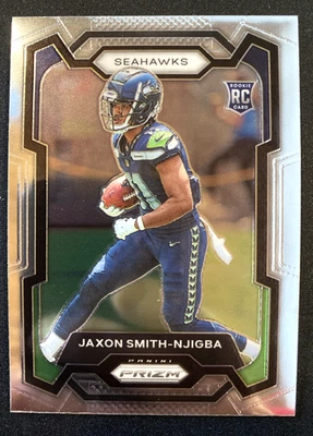 2023 Panini Prizm JAXON SMITH-NJIGBA ROOKIE RC Seattle Seahawks Ohio St 390 - Imagem 1 de 2