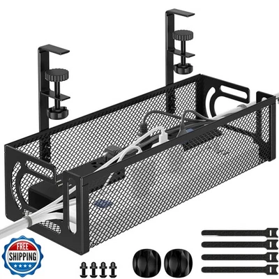 Under Desk Cable Management Tray, Cable Raceway Organizer, Cable Management B - Image 1 of 4