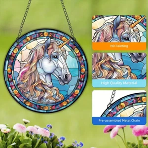 J# Suncatcher Waterproof Acrylic Fine Animal Window Wall Hanging Ornament (30x30 - Picture 1 of 7