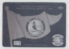 1992 Upper Deck Heroes of Baseball Team Logo Hologram Inserts St Louis Cardinals