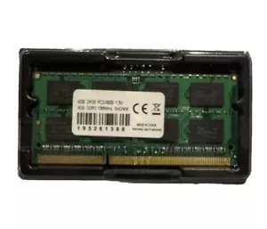 4GB 2Rx8 PC3-8500 1.5V DDR3 1066MHz SoDIMM Memory Modular Compatible with AMD - Picture 1 of 1