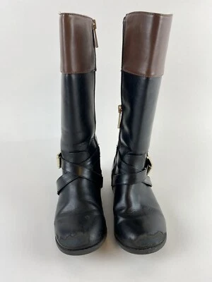 Michael Kors Botas Niños Negro y Marrón Talla 12 Usadas en la Puntera Foto 1 de 4