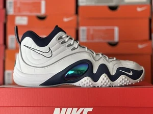 DS NIKE AIR ZOOM FLIGHT FIVE 2008 UOMO TAGLIA 13 BIANCO MIDNIGHT NAVY 624055-141 KIDD - Foto 1 di 12