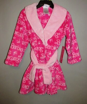 Малышей ясельного возраста милый мягкий флис Барби халат (размер 3T) совершенно новый с ярлыками - Изображение 1 из 3