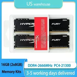 Ram DDR4 2666MHz 16GB (2x8GB) HX426C16FB2K2/16 Desktop DIMM Kit 288-pin US - Picture 1 of 8