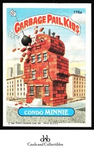 1986 Topps Garbage Pail Kids Serie 5 #176a Condominio Minnie - Imagen 1 de 2