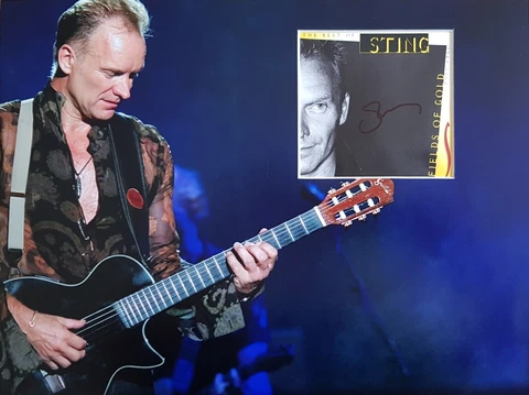STING Signed 16x12 Photo Display THE POLICE & QUADROPHENIA COA Cover