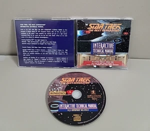 Star Trek: The Next Generation Interactive Technical Manual PC CD Rom Complete - Picture 1 of 15