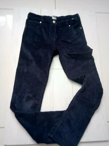 Petit Bateau Skinny Velvet Jeans Navy Blue size 8, 128 cm. - Picture 1 of 7
