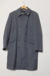 Blazer Clothing Grey Wool Blend Double Breasted Coat Size Large - Bild 1 von 12