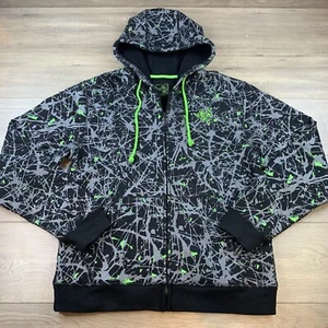 Razer Zone Gaming Full Zip Hoodie Sweatshirt Herren XL Schwarz Grün Sneki Snek - Bild 1 von 19