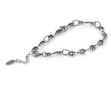 B32 Bracelet Fantasy Chain Twisted Spikes Thorns 925 Sterling Silver