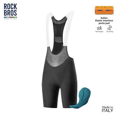 【ROAD TO SKY】ROCKBROS Men Bicycle Pants 3D Padded Bike Soft Shock Absorption - Image 1 of 4