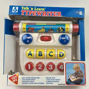 Máquina de escribir Talk 'n Learn escribir sonido y efecto de sonido aprender letras y números - Imagen 1 de 6